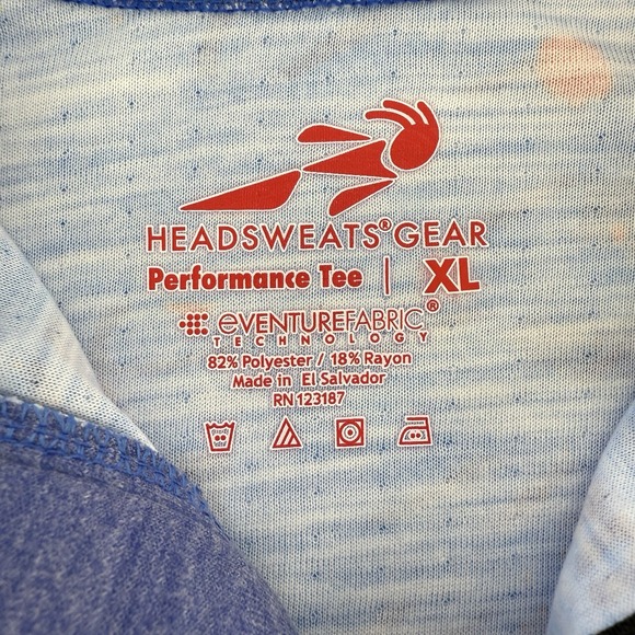 Headsweats Eventure Women's XL Blue Floral 1/2 Zip Performance‎ NWT - Picture 6 of 9